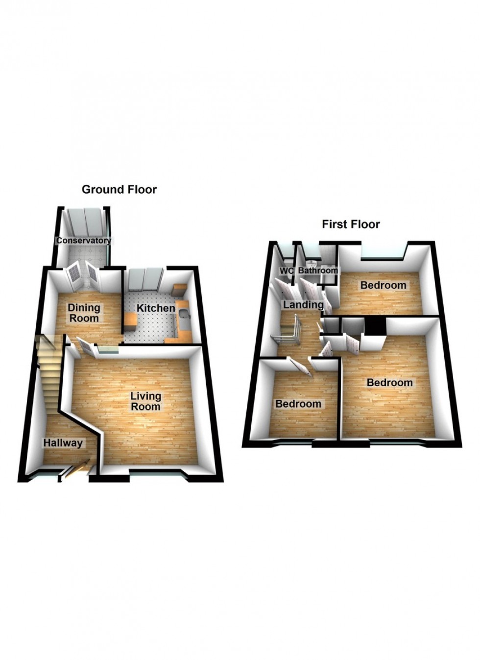 Floorplan for Exford Close, Weston-super-Mare